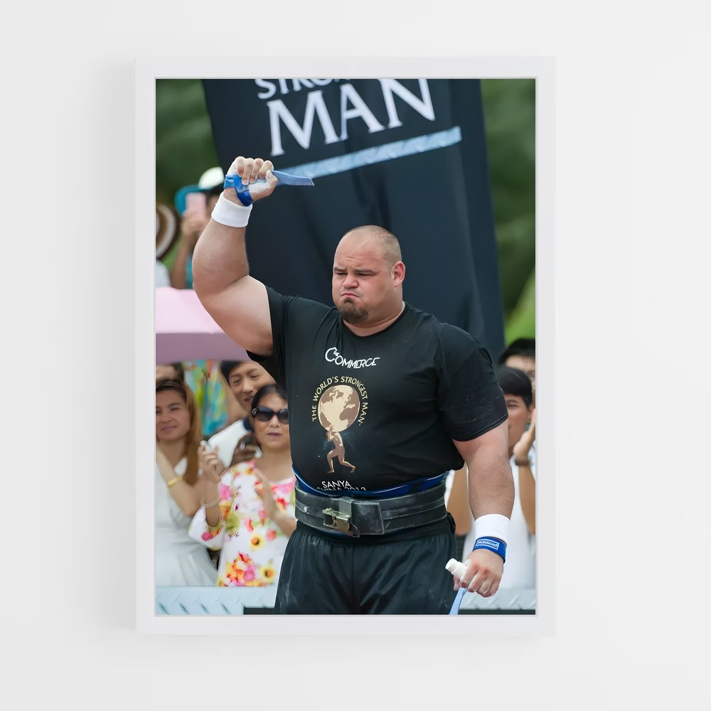 Poster Brian shaw – affiche Powerlifting (vue 3)